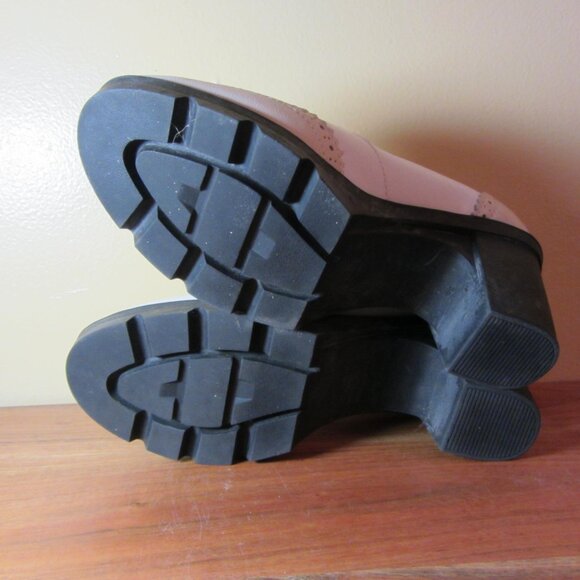 white & cream fashion creeper maty jane shoes size 39 or US 8.5 (CL346) - Picture 9 of 13